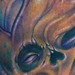 Tattoos - Scotty Munster Skull Seashell Foot Tattoo - 44858